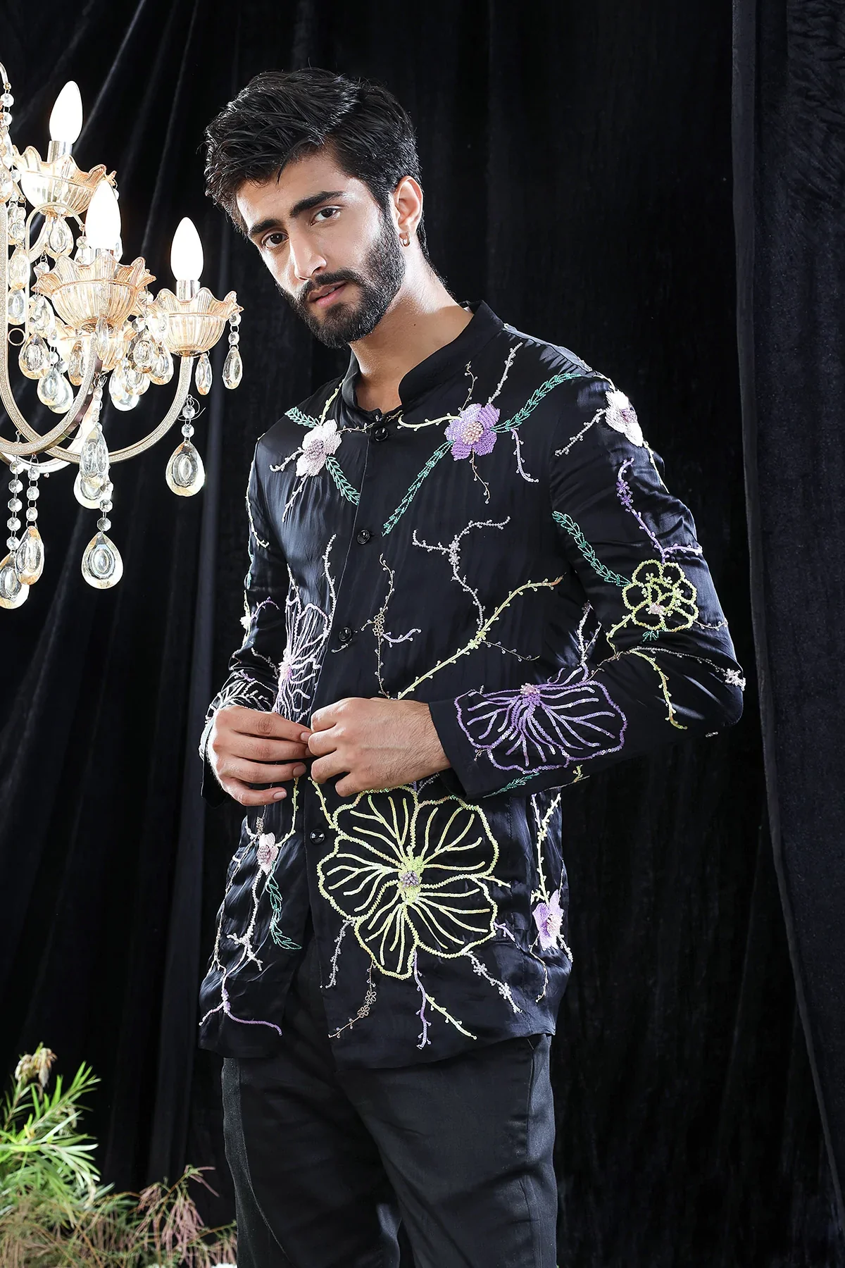 Gabriel Hand Embroidered Kurta - Image 4
