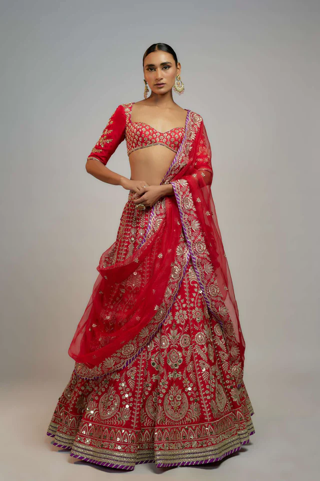 Golconda Jasmin Lehenga Set - Image 4