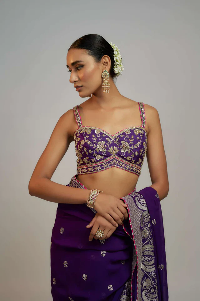 Golconda Yamini Saree Set - Image 3