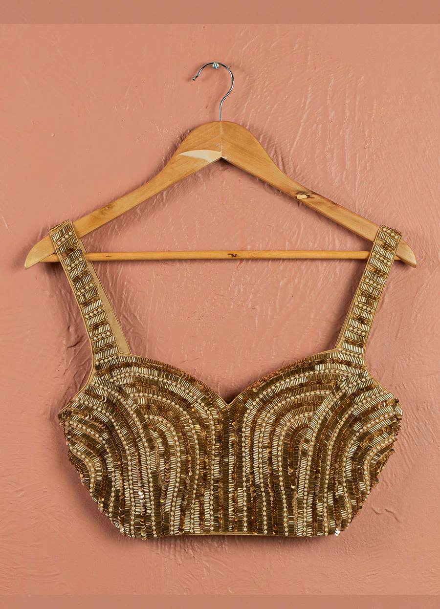 Gold Glam Lehenga Set - Image 4