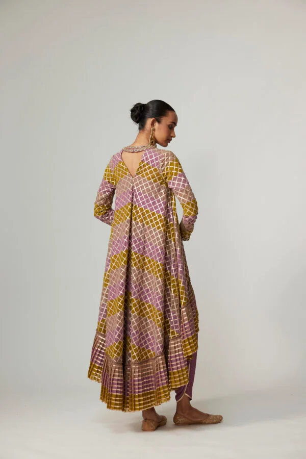 Green Multicolor Dhoti Kurta Set - Image 2