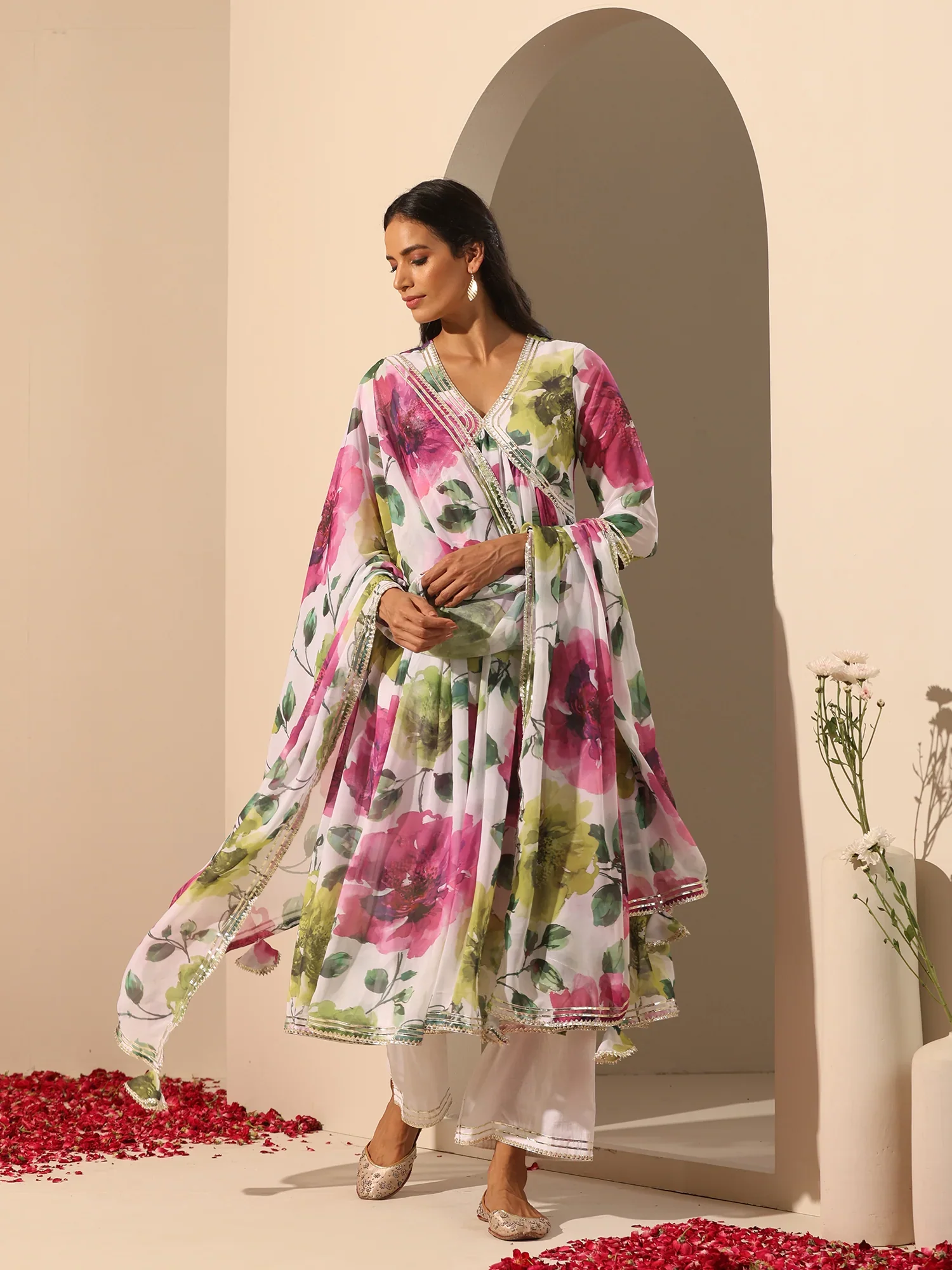 Gul Gulistan Anarkali Set - Image 4