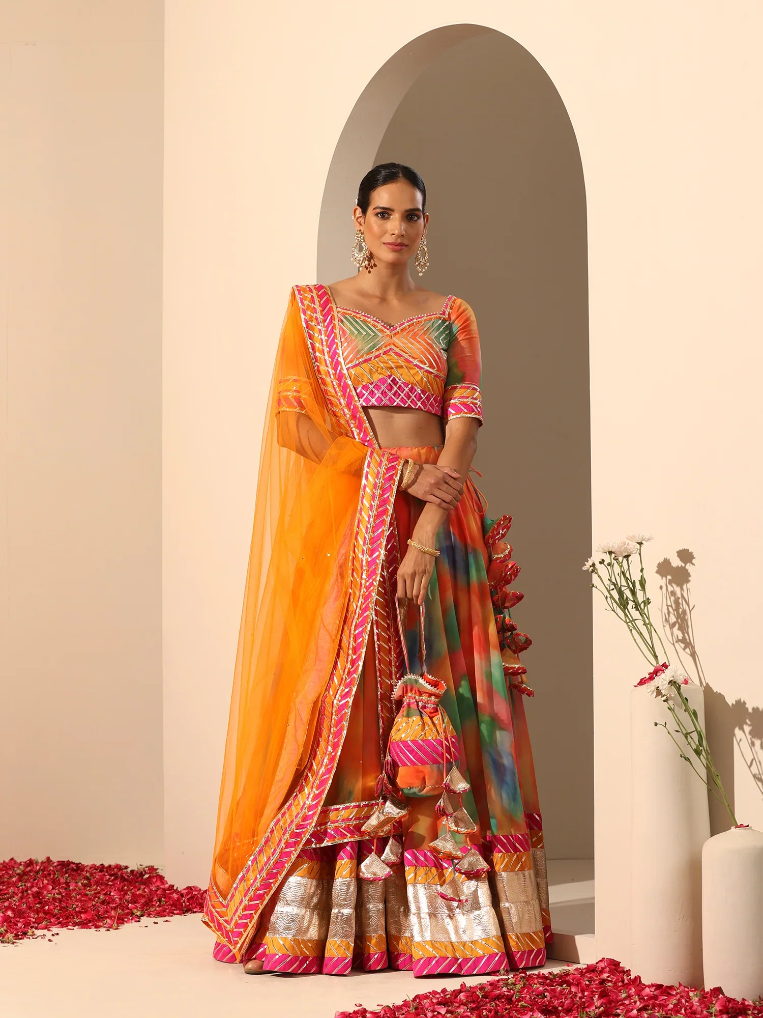Gul Rangbirangi Lehenga Set