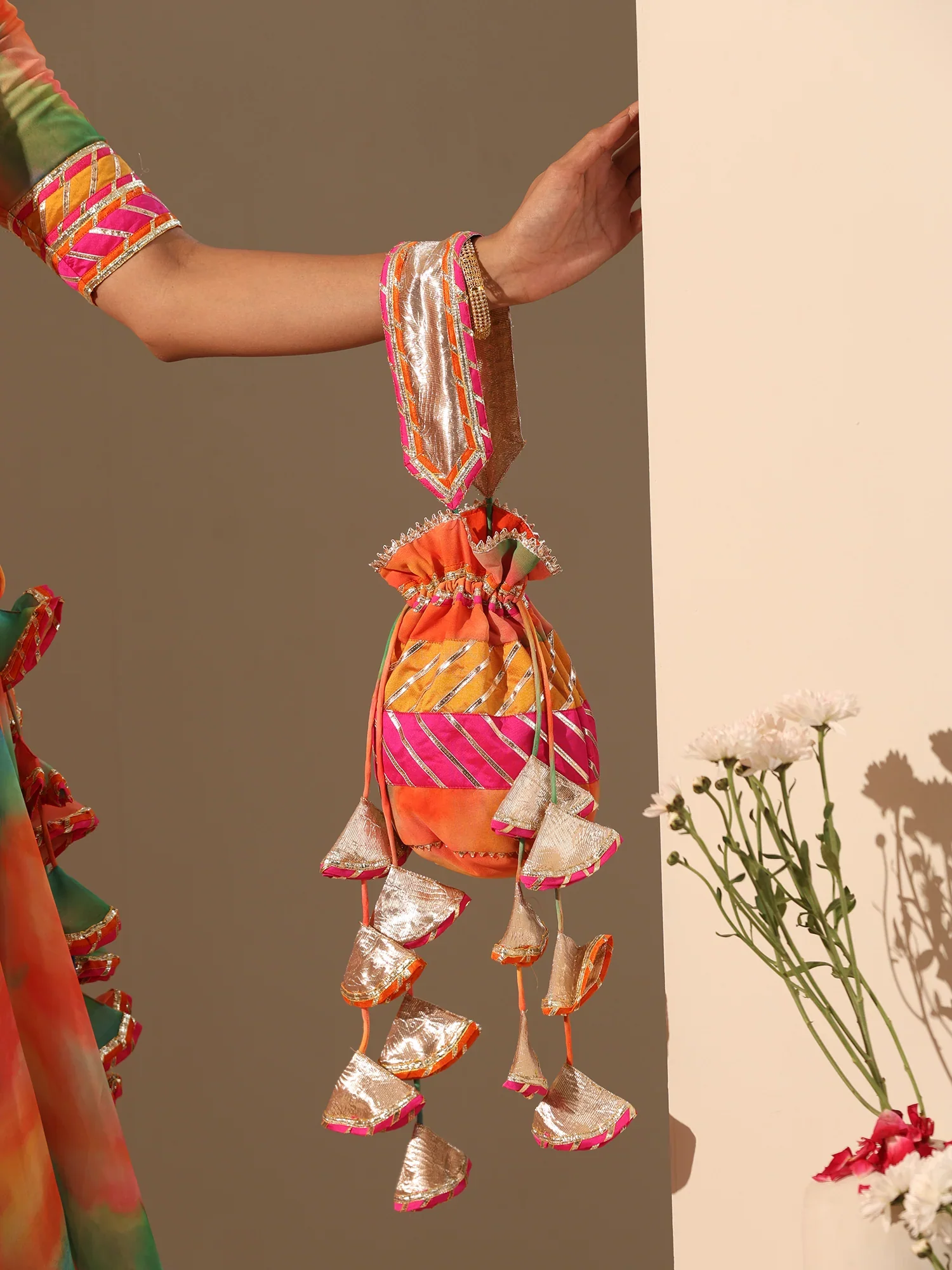 Gul Rangbirangi Lehenga Set - Image 10