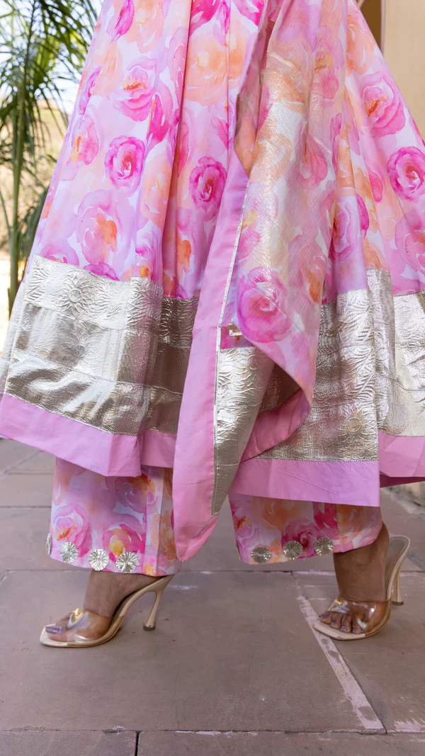 Haadiya Muslin Anarkali Set - Image 5