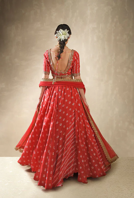 Renee Label - Hibiscus Lehenga Set -Size XXL - Image 4