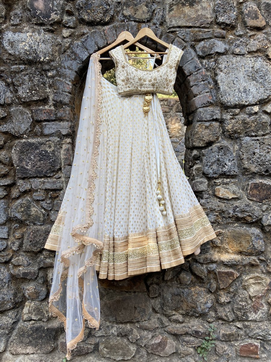 Ivory Sharmily Lehenga Set