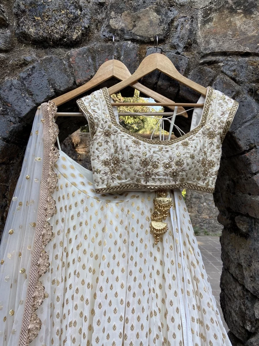 Ivory Sharmily Lehenga Set - Image 2