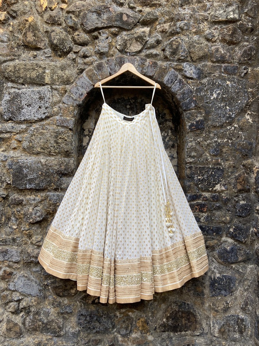Ivory Sharmily Lehenga Set - Image 6