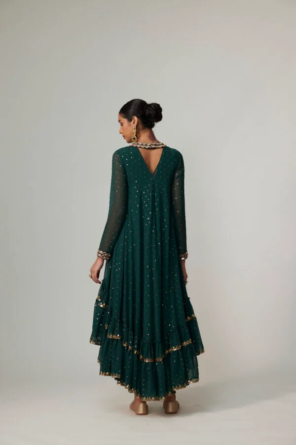 Jade Green Dhoti Kurta Set - Image 3