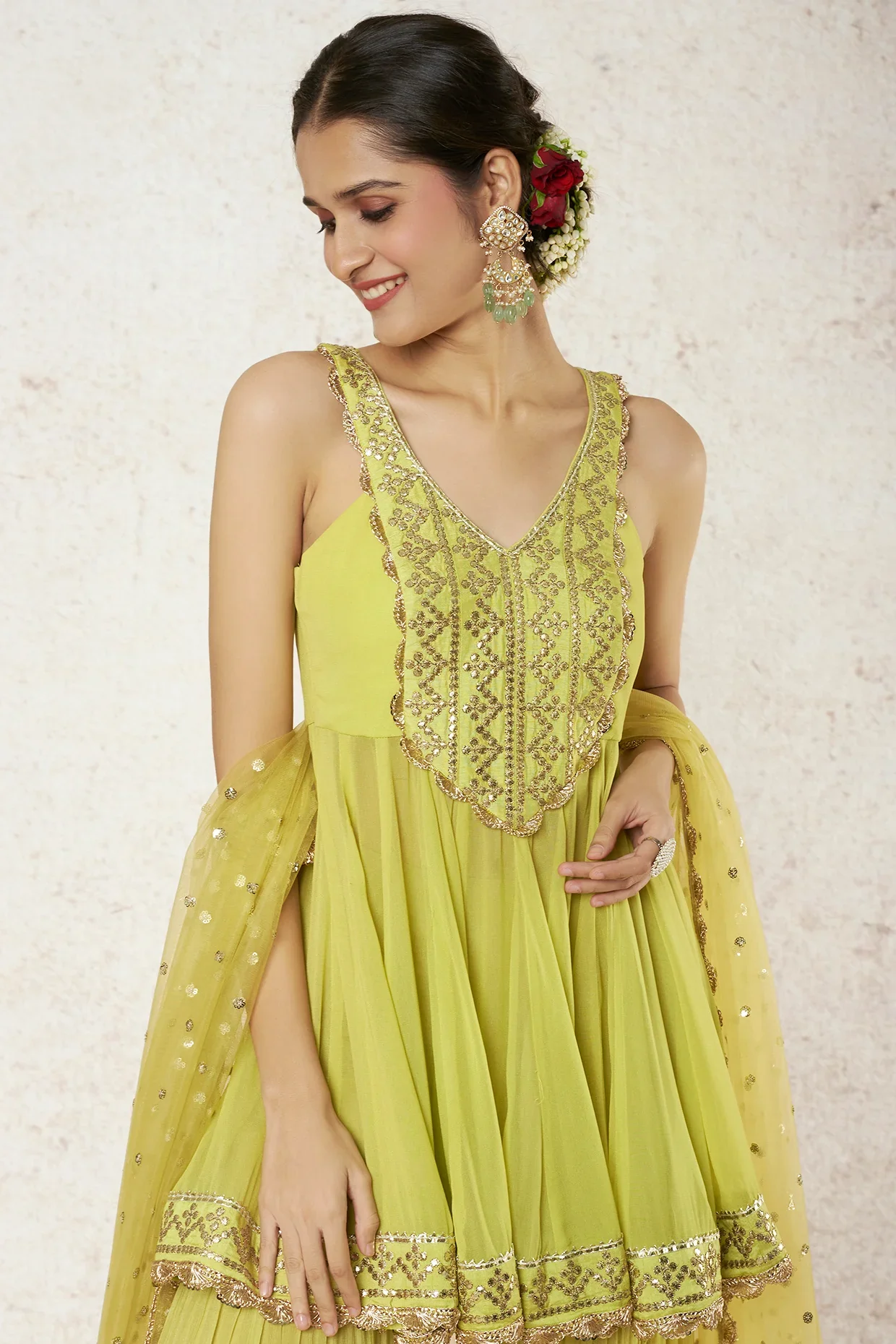 Jazeera Peplum Sharara Set - Image 3