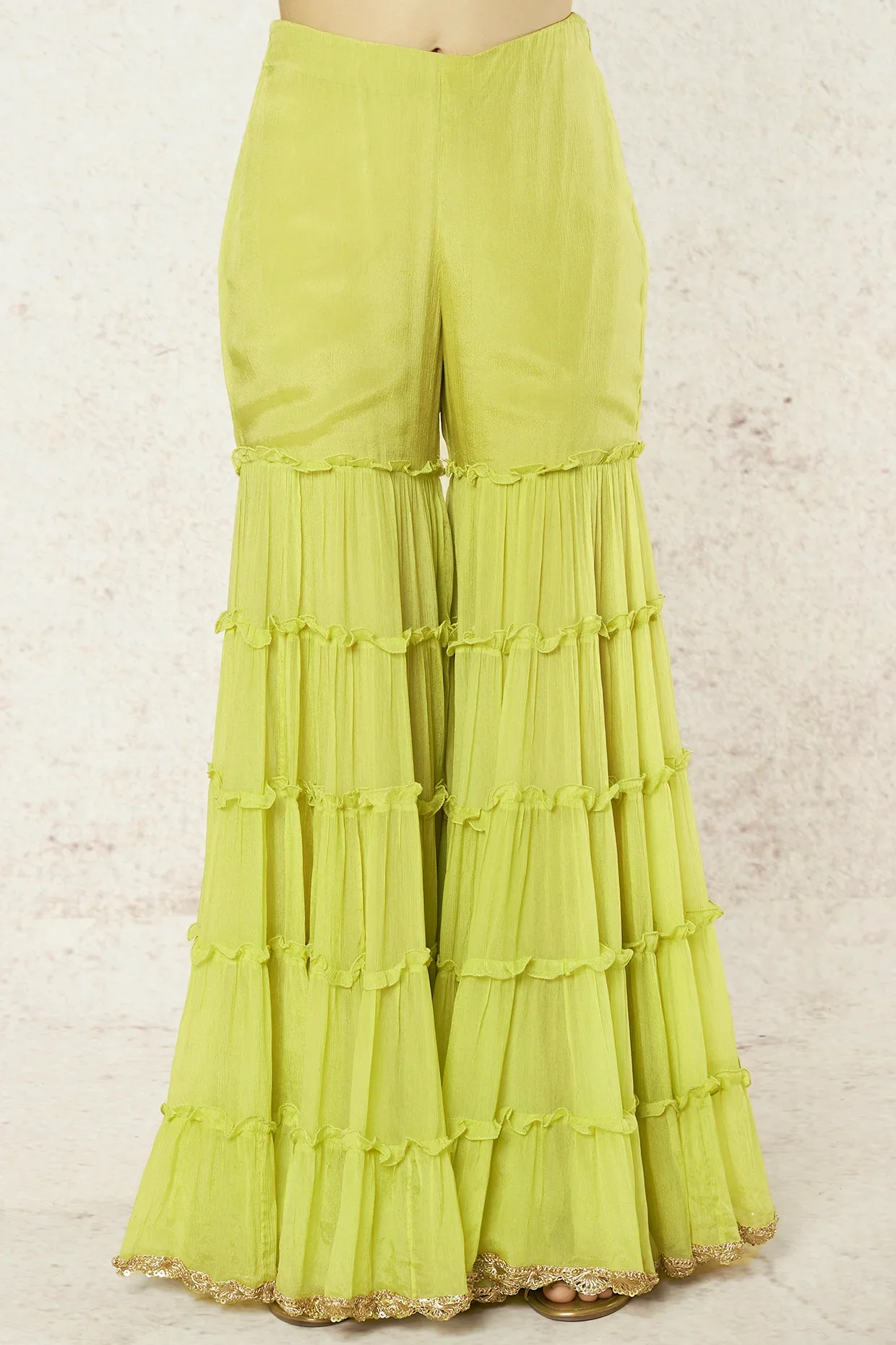 Jazeera Peplum Sharara Set - Image 4