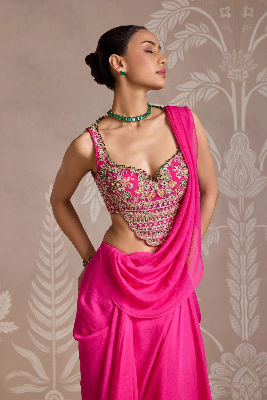 Knot saree set - Image 3