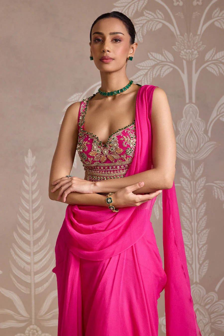 Knot saree set - Image 4