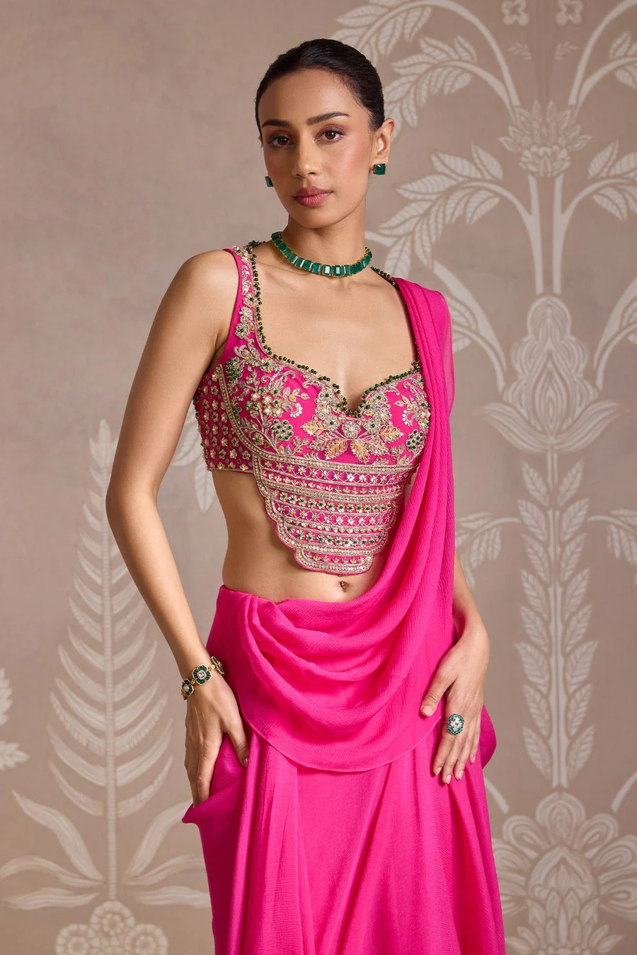 Knot saree set - Image 6