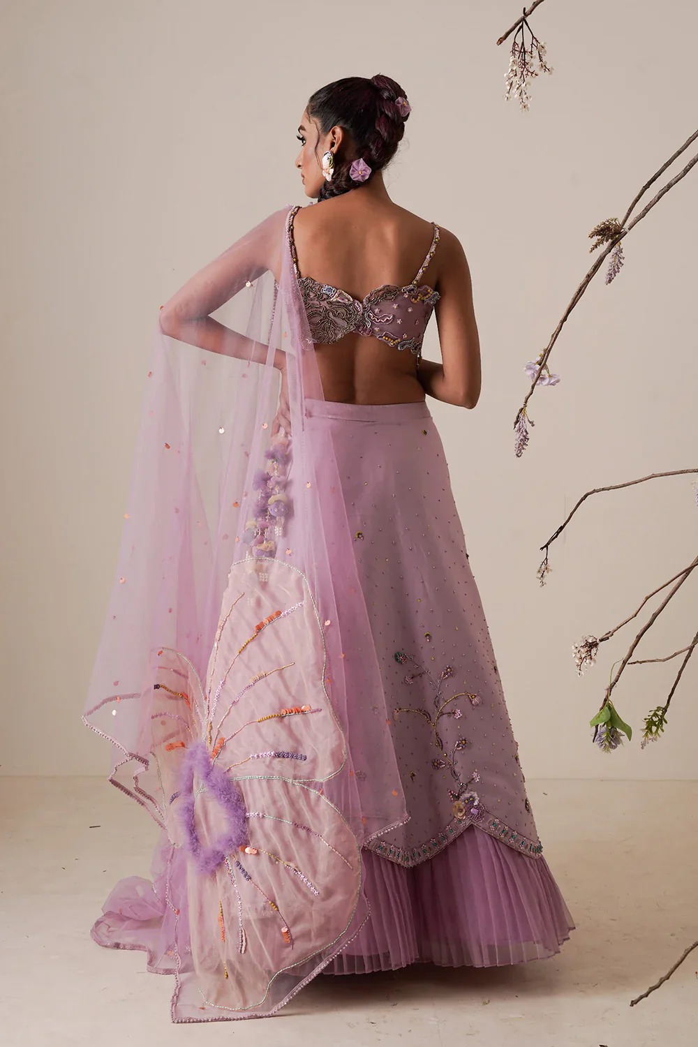 Lavender Lehenga - Image 2