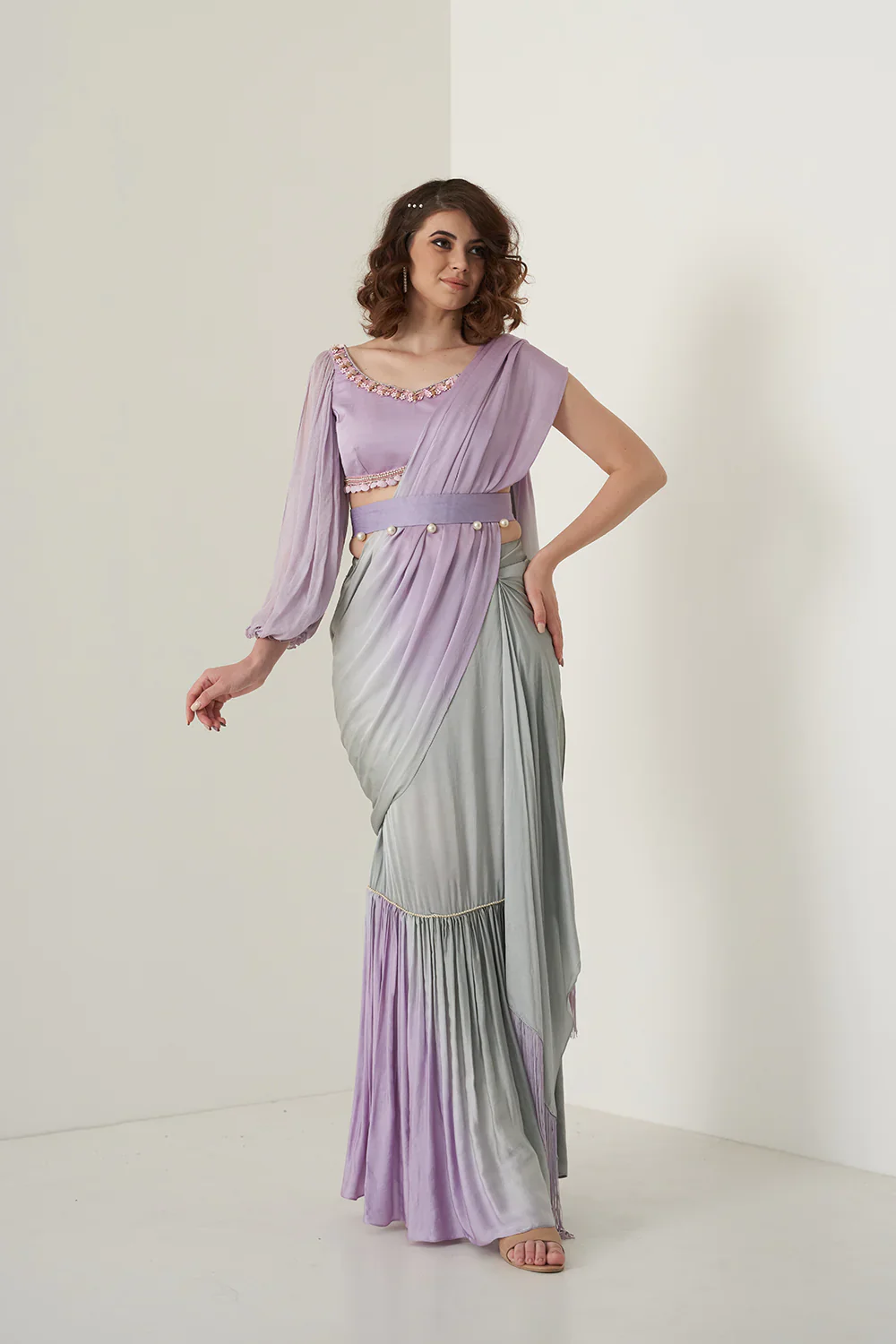 Lavender Sarees