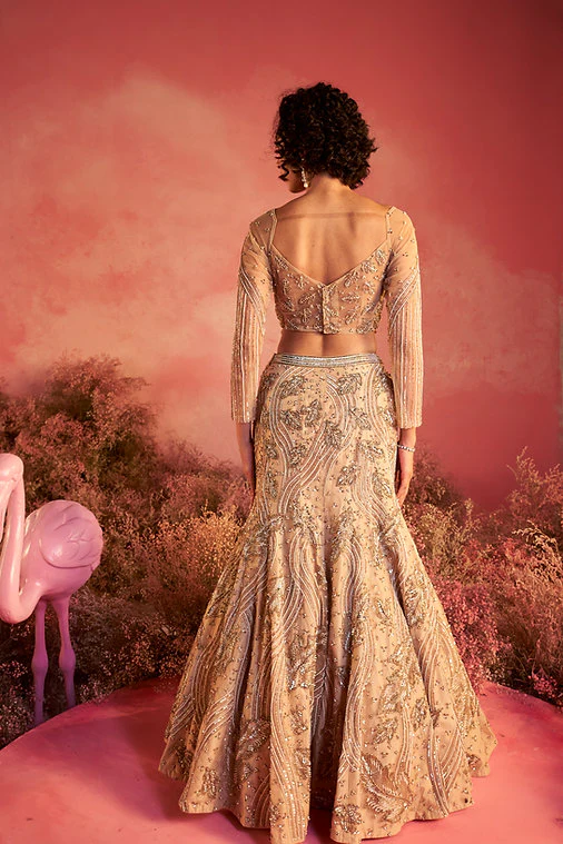 Leaf Lehenga Set - Image 5