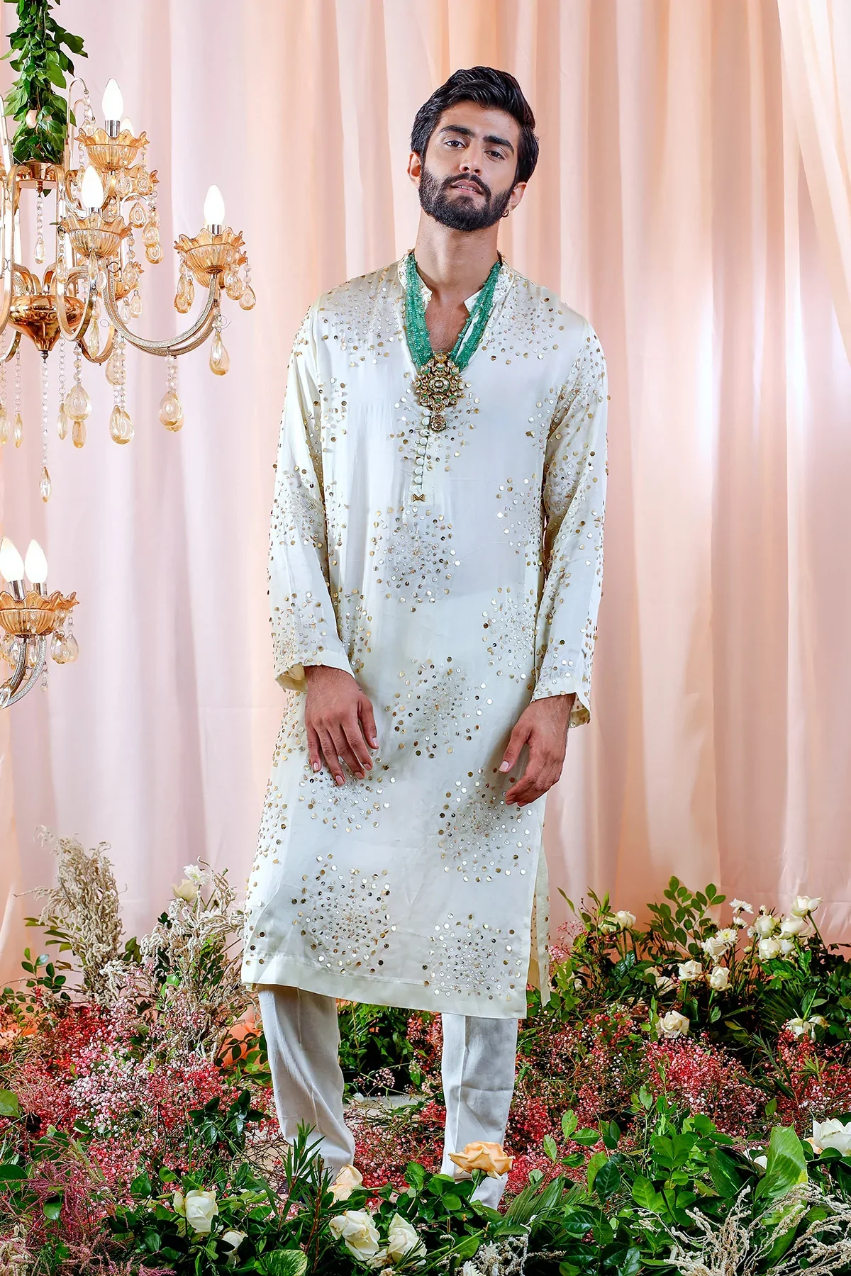 Leon Hand Embroidered Kurta