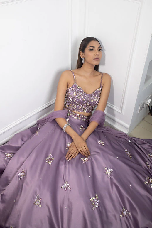 Lilac Dream Lehenga - Image 2