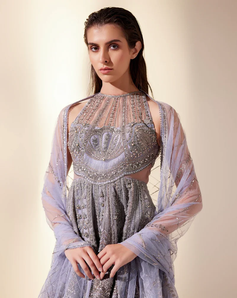 Lilac Sharara Set - Image 2