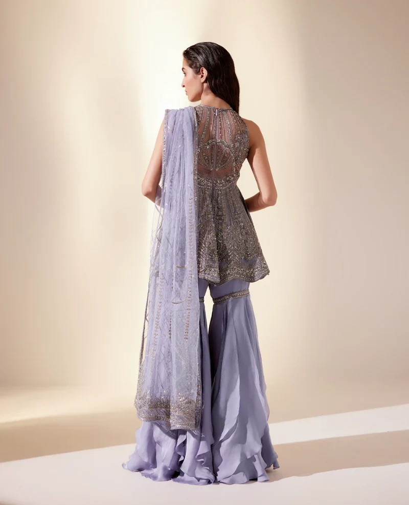 Lilac Sharara Set - Image 6