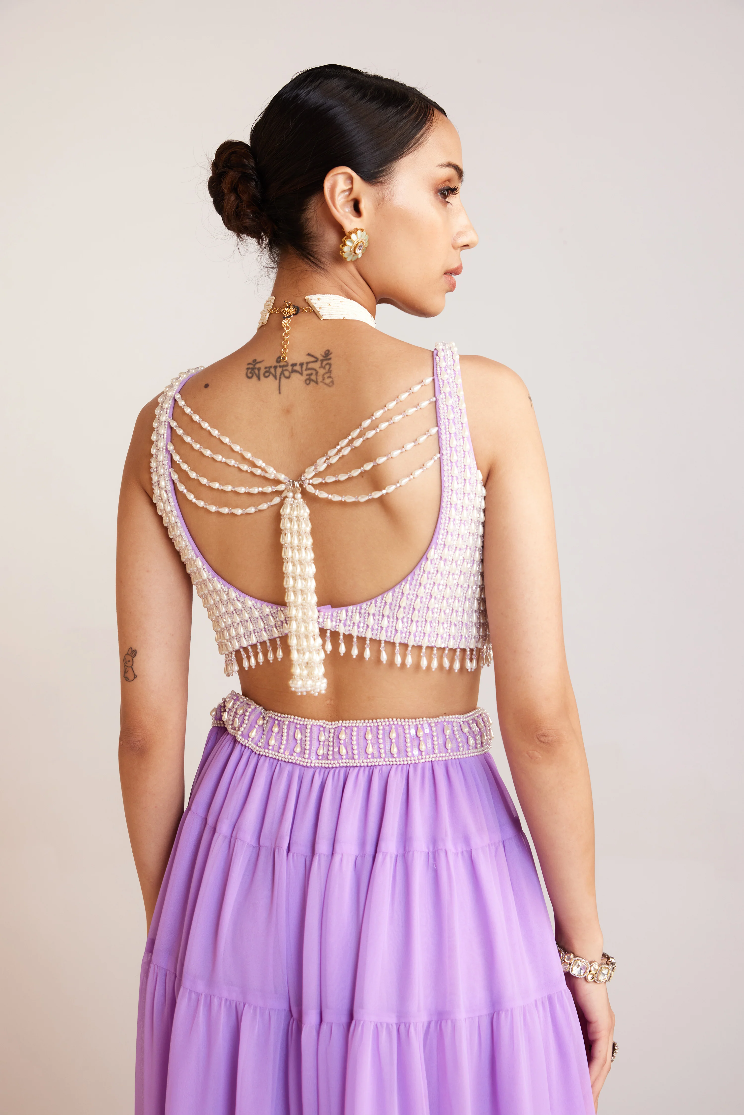 Lilac Sharara Set - Image 3