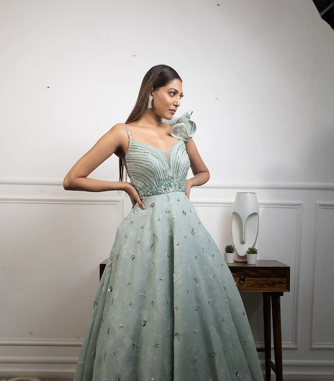 Limelight Mint Gown - Image 3