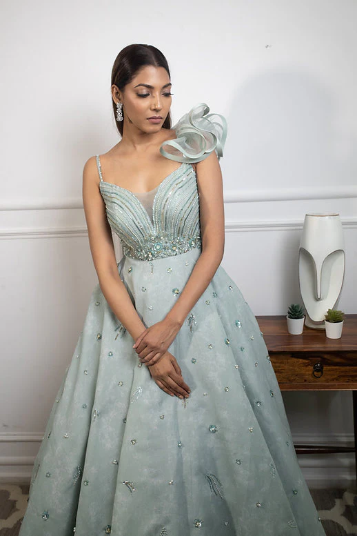 Limelight Mint Gown - Image 4