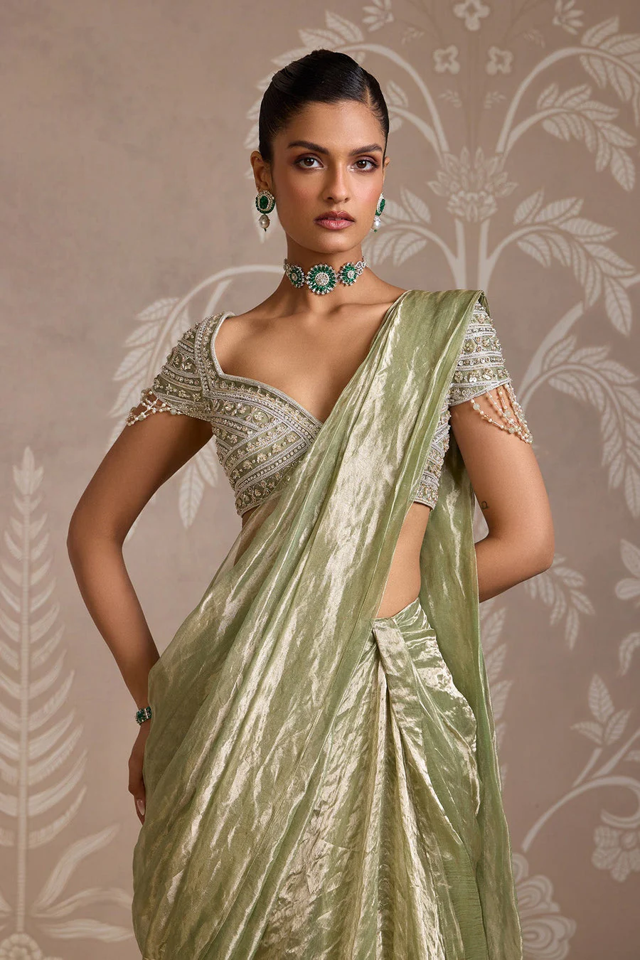 Loom saree set - Image 3