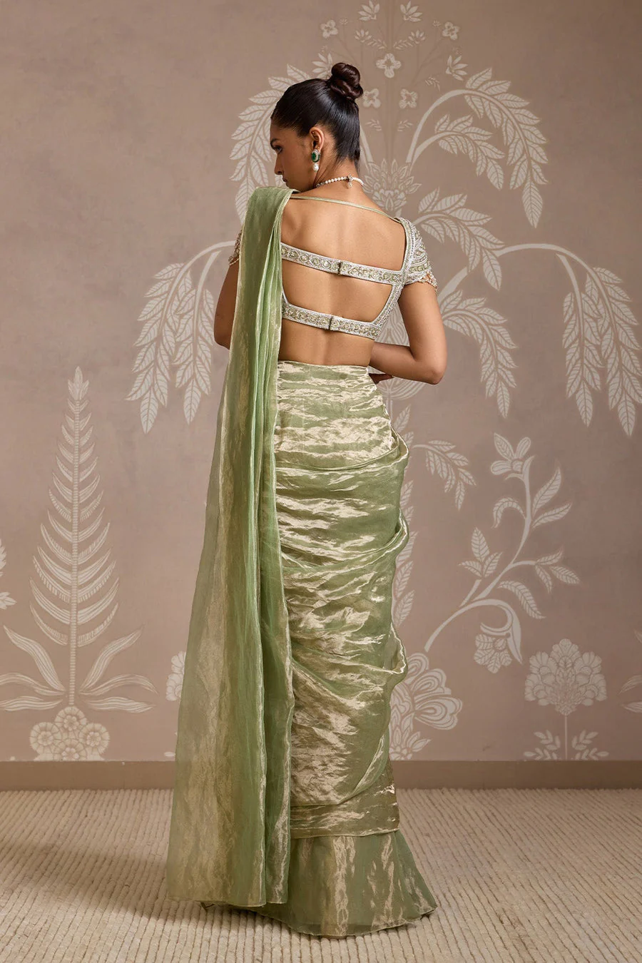 Loom saree set - Image 5