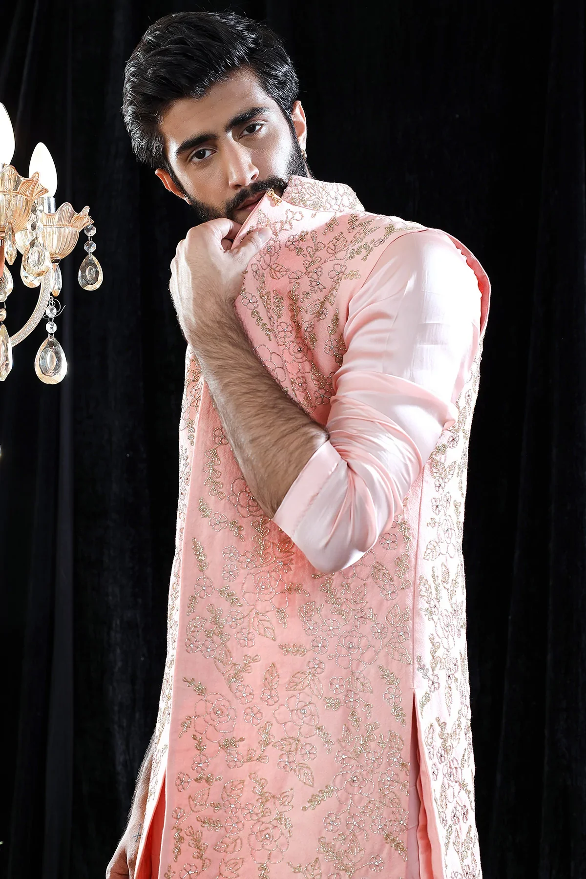 Lucas Hand Embroidered Kurta - Image 5