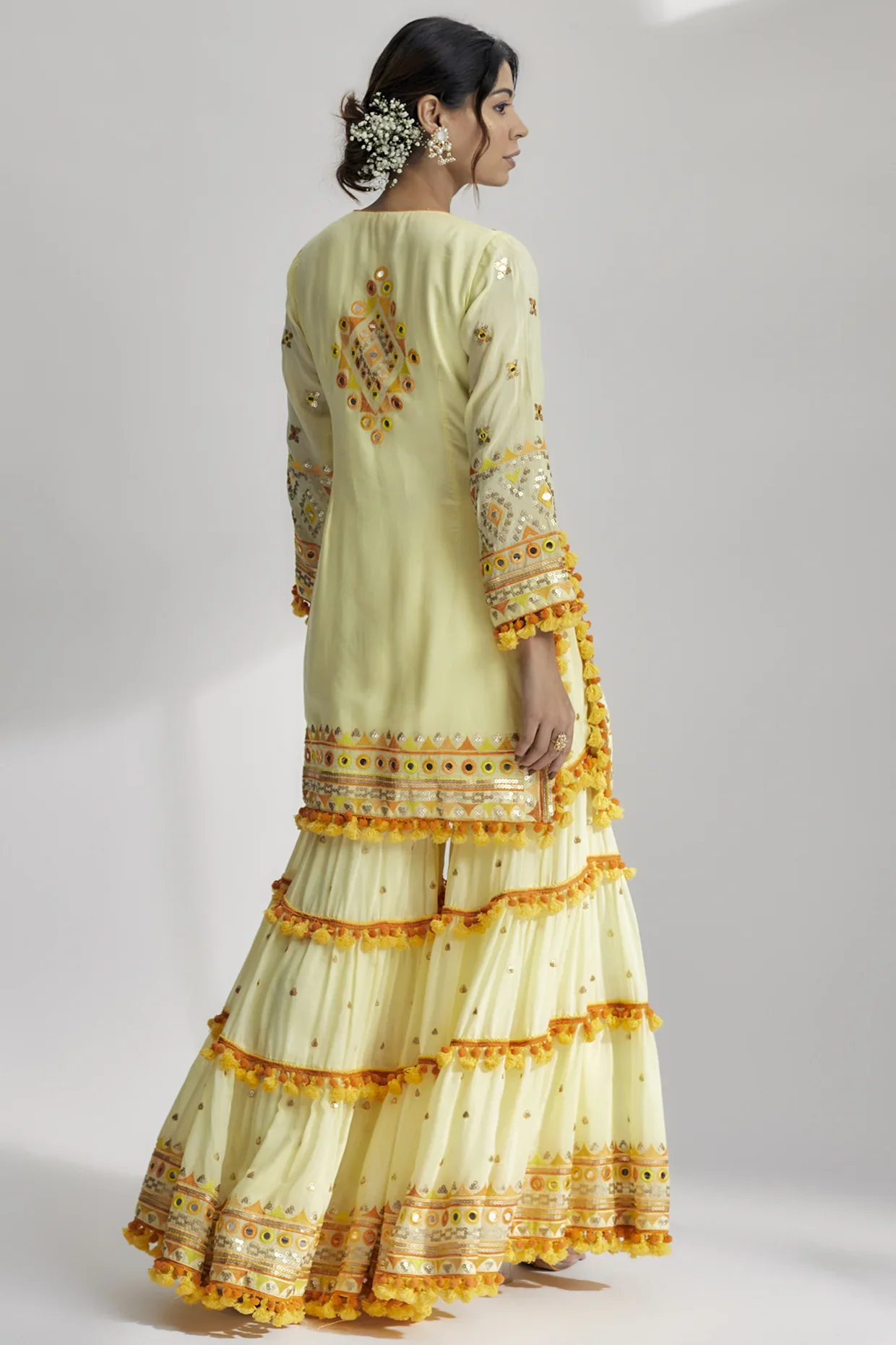 Maahika Layered Sharara Set - Image 3