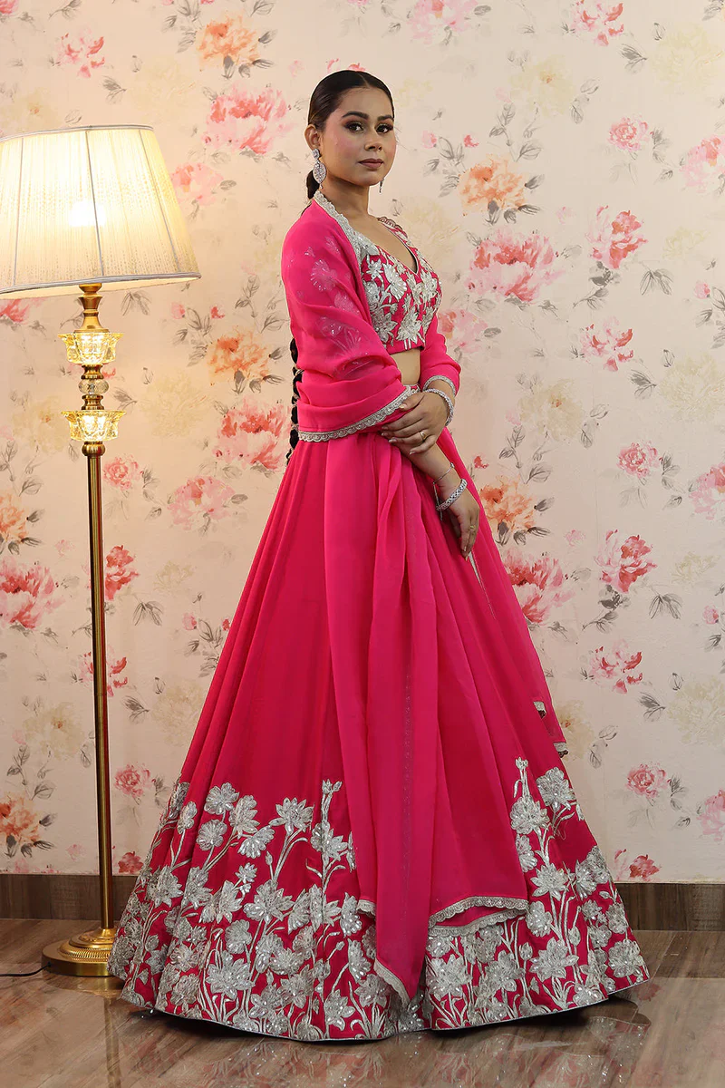 Magenta Lehenga Set - Image 3