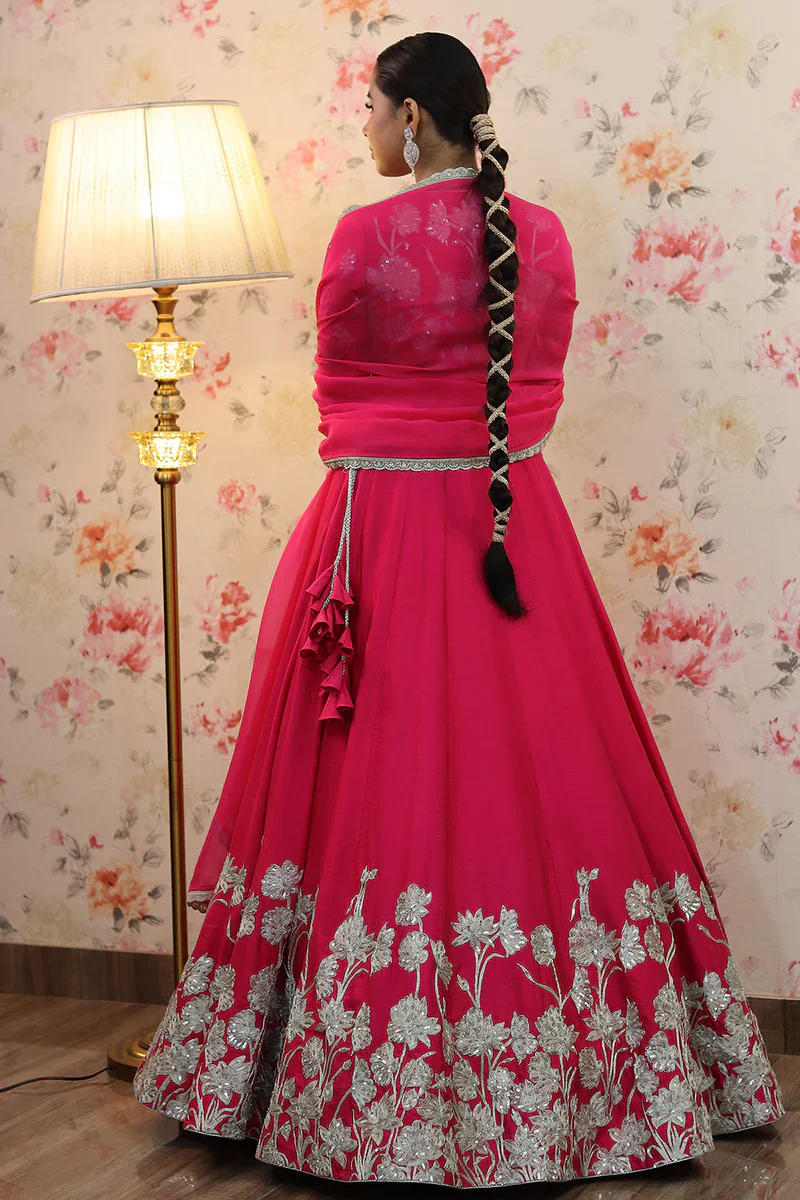 Magenta Lehenga Set - Image 4