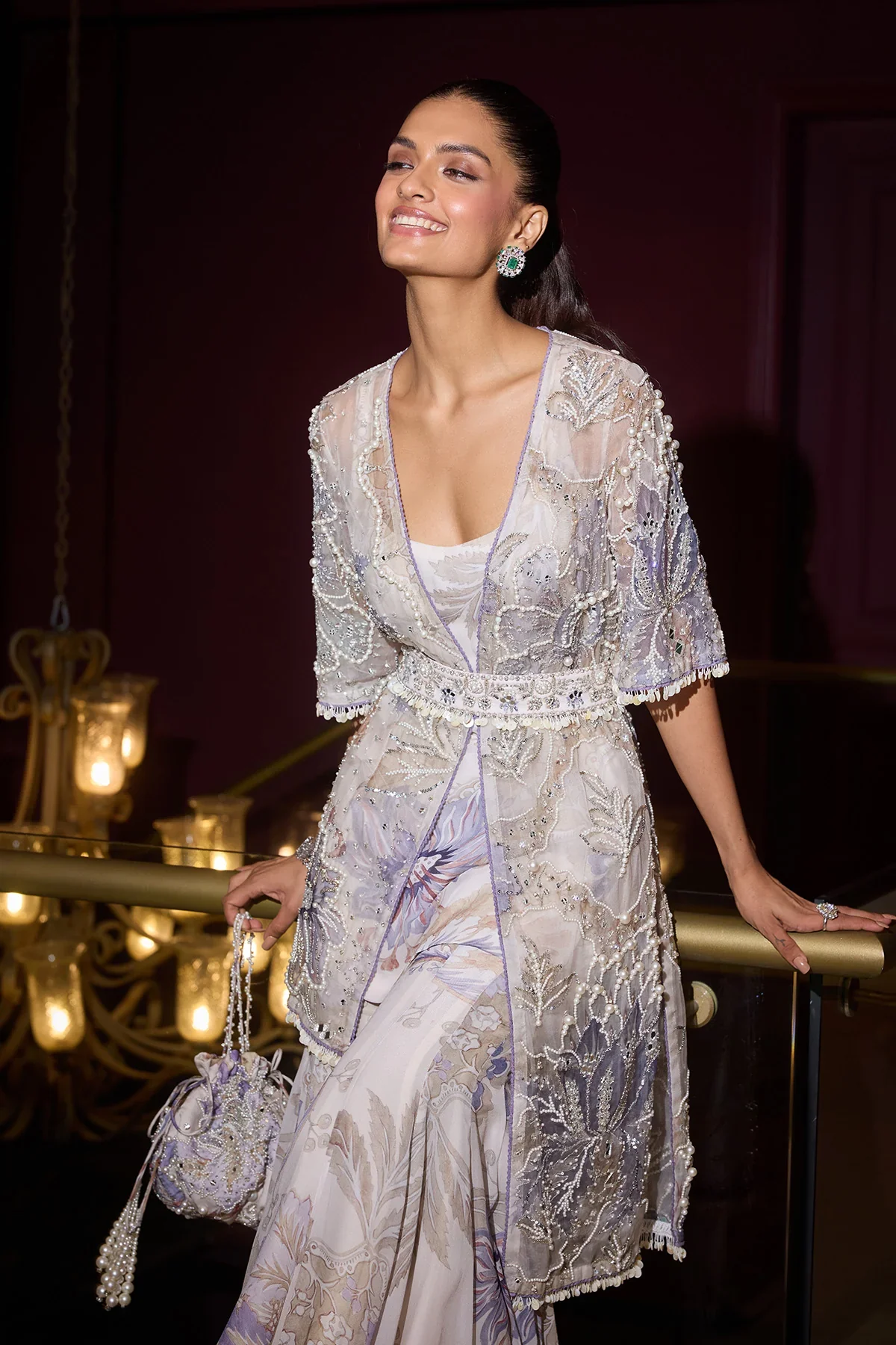Mahnoor - Hand Embroidered Garara Set - Image 4