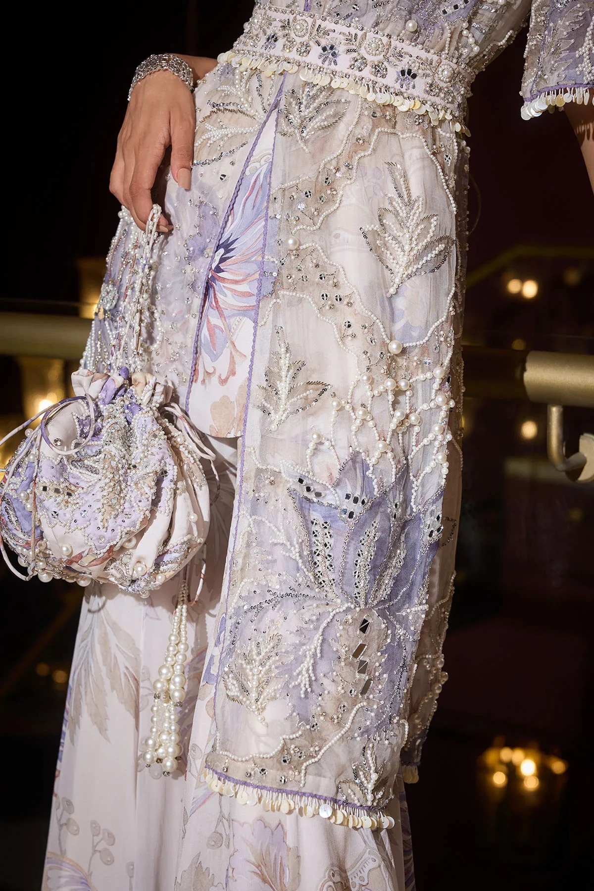 Mahnoor - Hand Embroidered Garara Set - Image 5