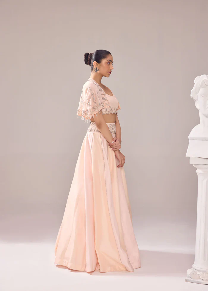 Margaret Cape Lehenga Set - Image 3