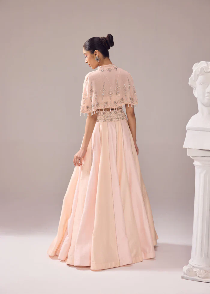 Margaret Cape Lehenga Set - Image 5