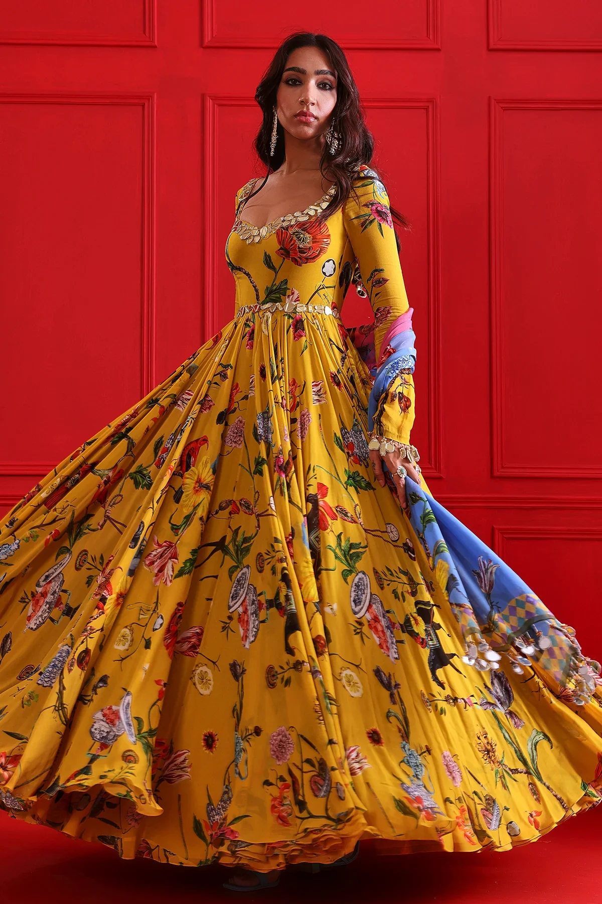 Marni Printed Anarkali Set