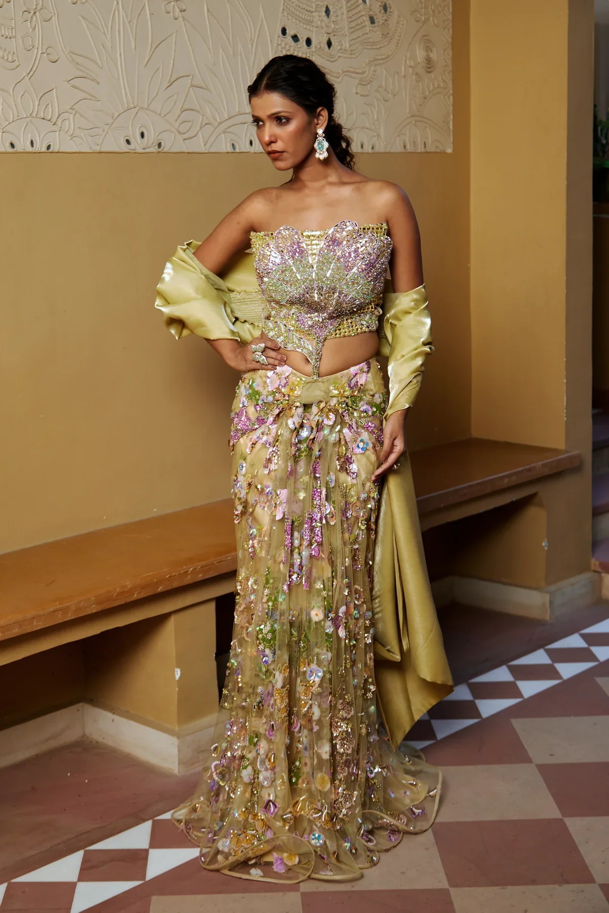 Moledro - Laya Saree - Lilly's Boutique London