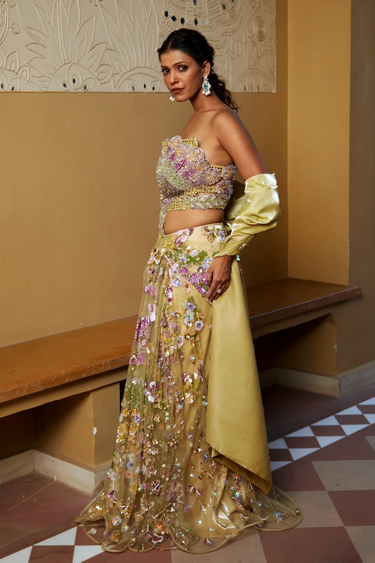 Moledro - Laya Saree - Lilly's Boutique London - Image 4