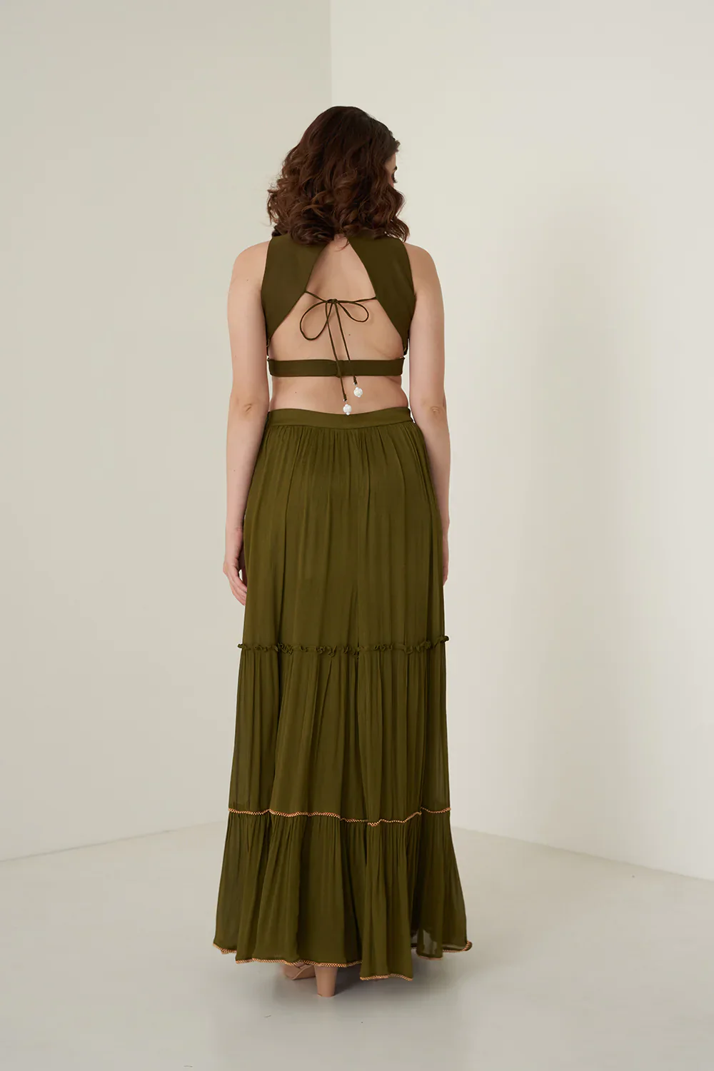 Moss Green Skirt - Image 2