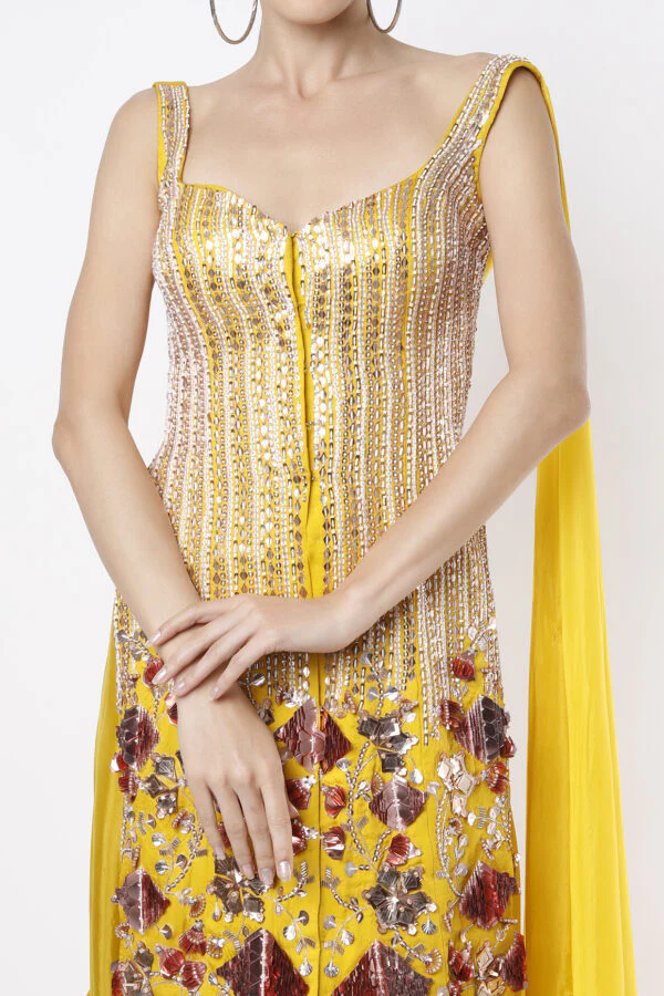 Mustard Dhoti Set - Image 7