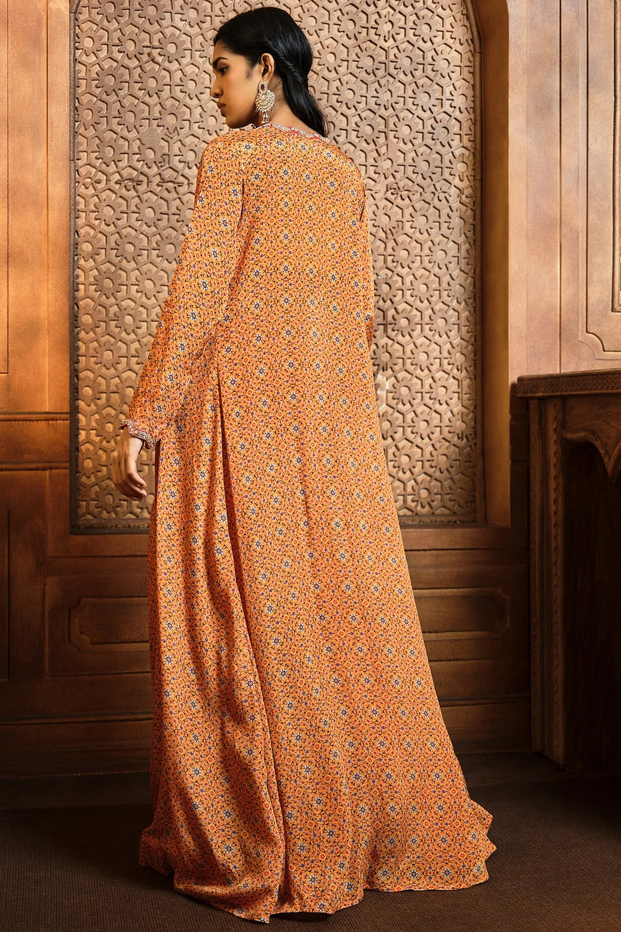 Mustard Jacket Sharara Set - Image 3