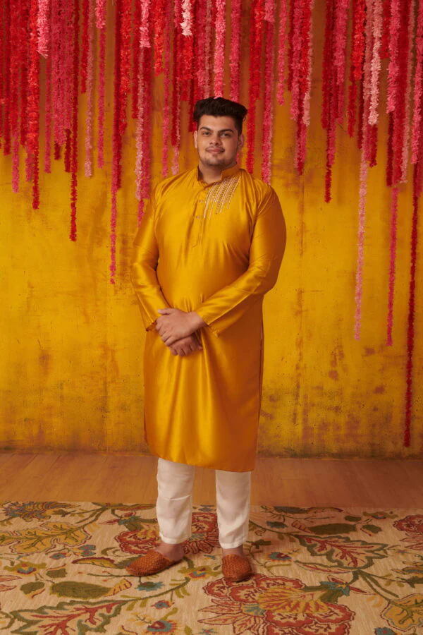Mustard Kurta - Image 3