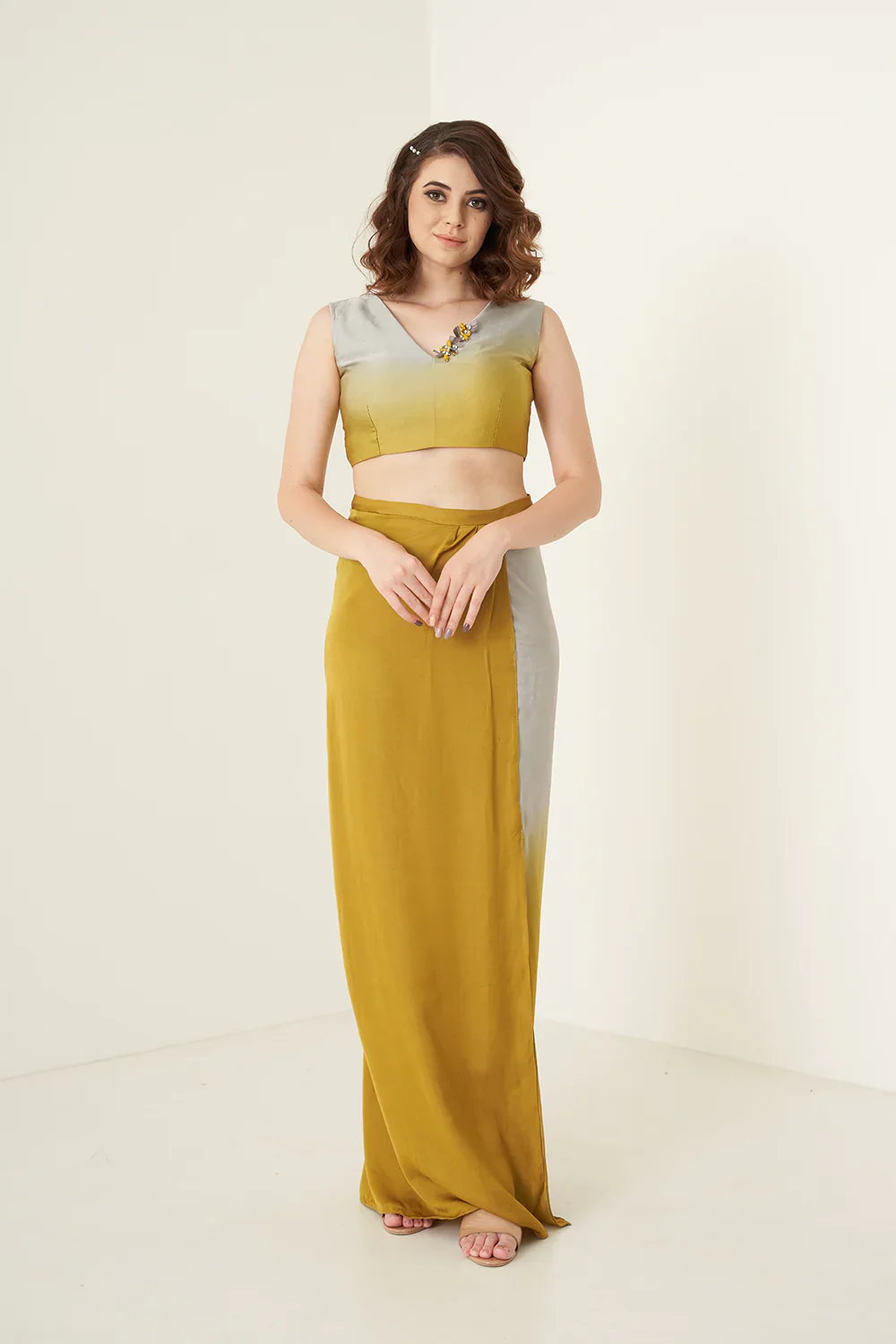 Mustard Skirt Set - Image 7