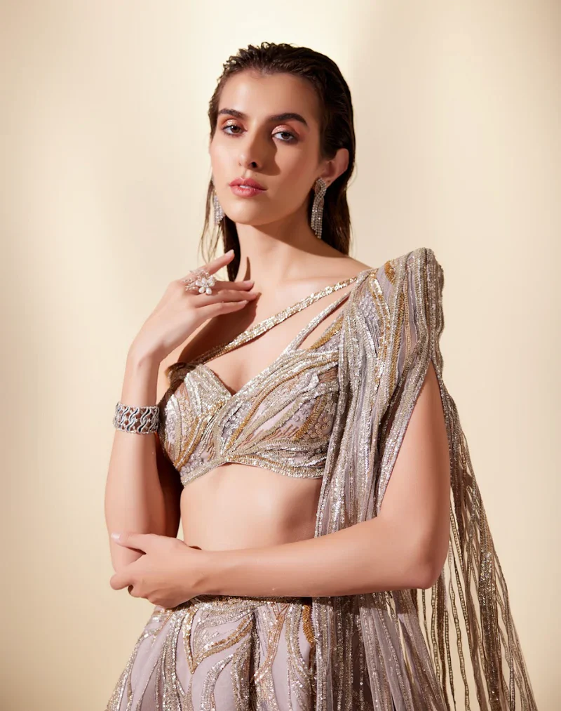 Mystical Dune Lehenga Set - Image 2