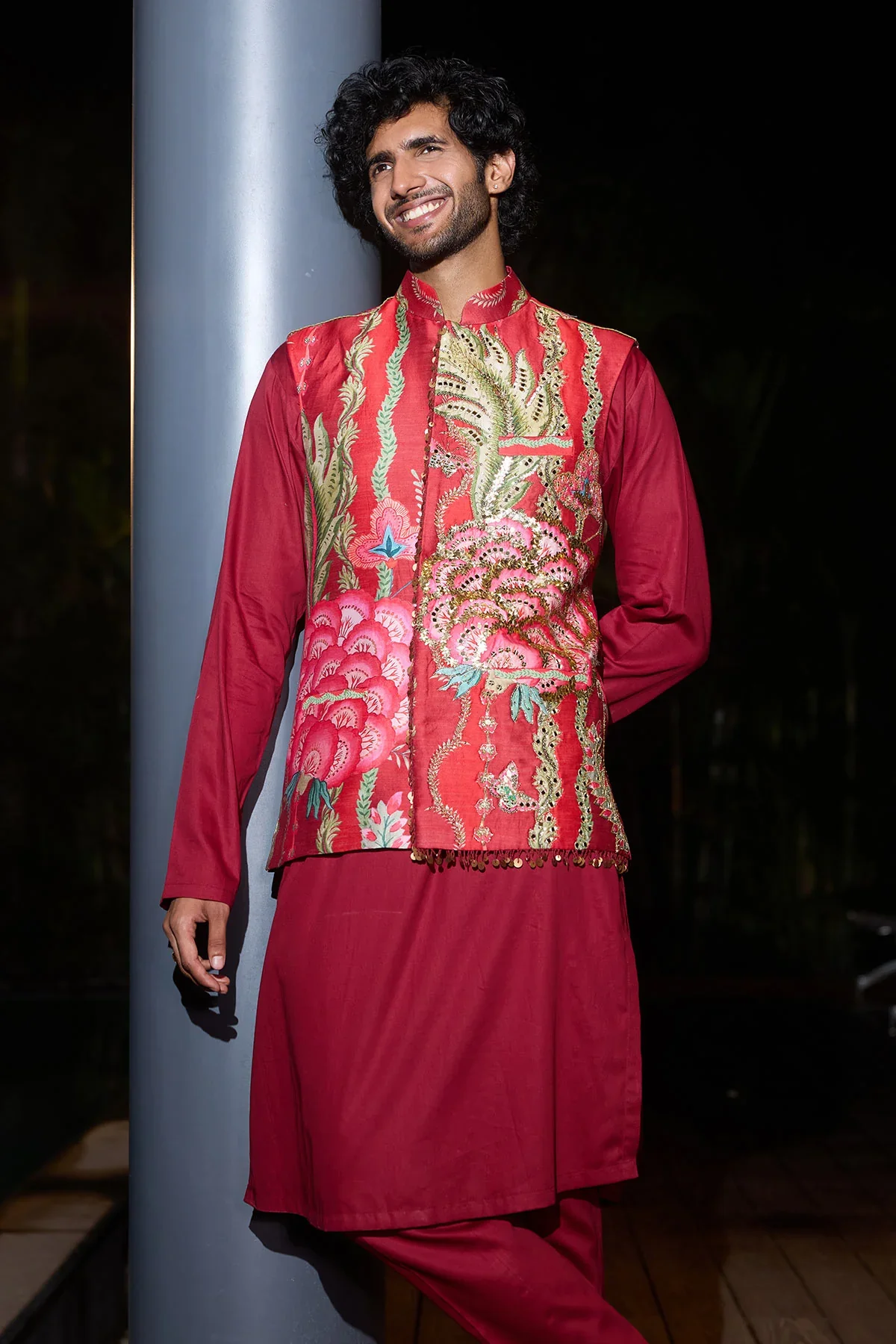 NADEEM - Hand Embroidered Bundi