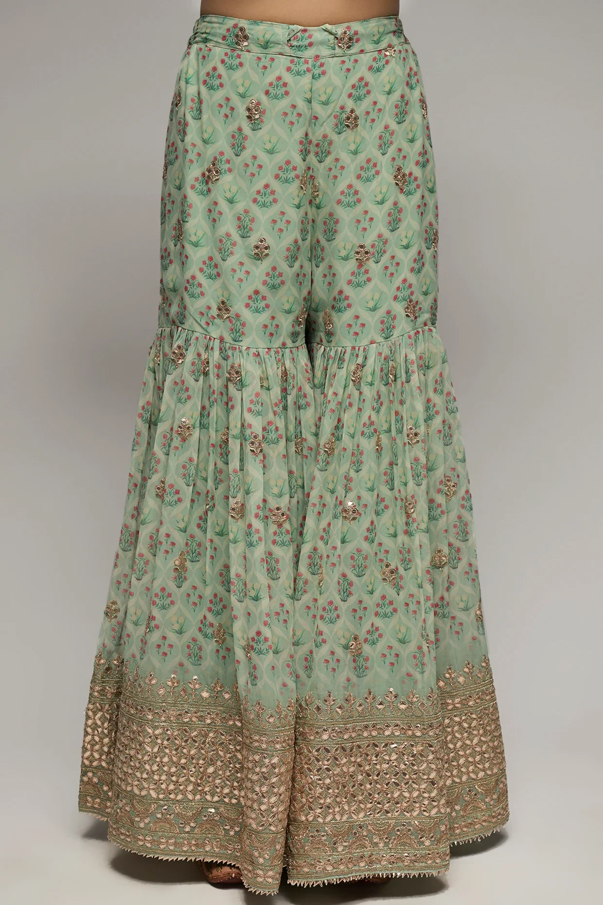 Nusrat Peplum Sharara Set - Image 4